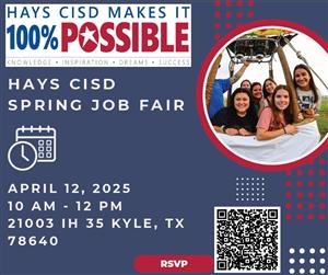  Spring Job Fair April 12, 2025